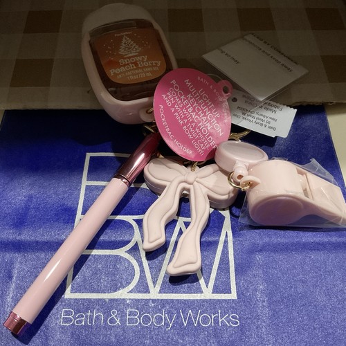 Bath body works pink bow - &,