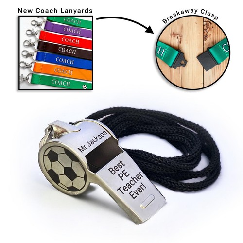 Personalised silver whistle - personalised,