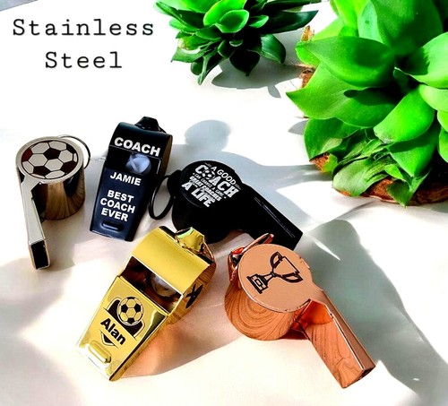 Personalised whistle stainless - whistle,