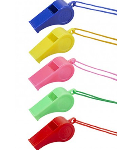 Whistle coloured string - whistle,