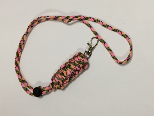 Paracord neck lanyard - lanyard, green